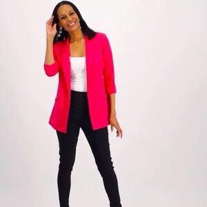 INC International Concepts Menswear style Blazer, Hot Pink, Size M